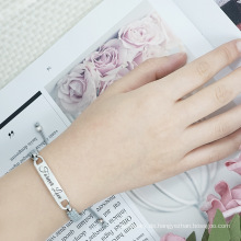 Shangjie OEM Custom Name Ehepaar Edelstahl Armband Seilfrau Frau Mann 2021 Armband